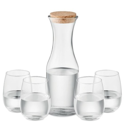 Set  de boisson en verre recyclé personnalisé - PICCADILLY Matières : verre recyclé Couleurs : transparent