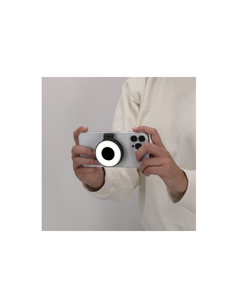 Anneau de Lumière Cenob Couleurs : noir objet promotionnel éco-responsable