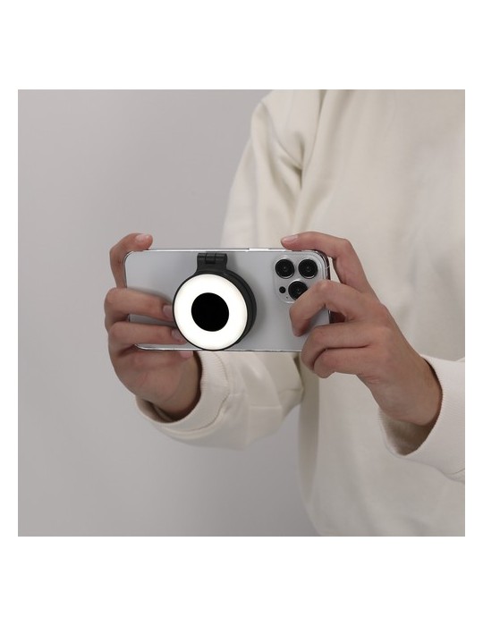 Anneau de Lumière Cenob Couleurs : noir objet promotionnel éco-responsable