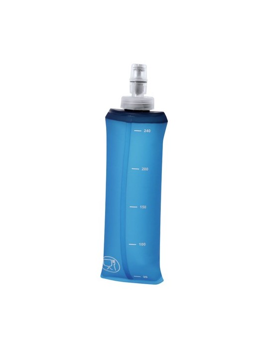 Bidon Pliable Vlond Matières : TPU Couleurs : bleu marquage laser ultra précis