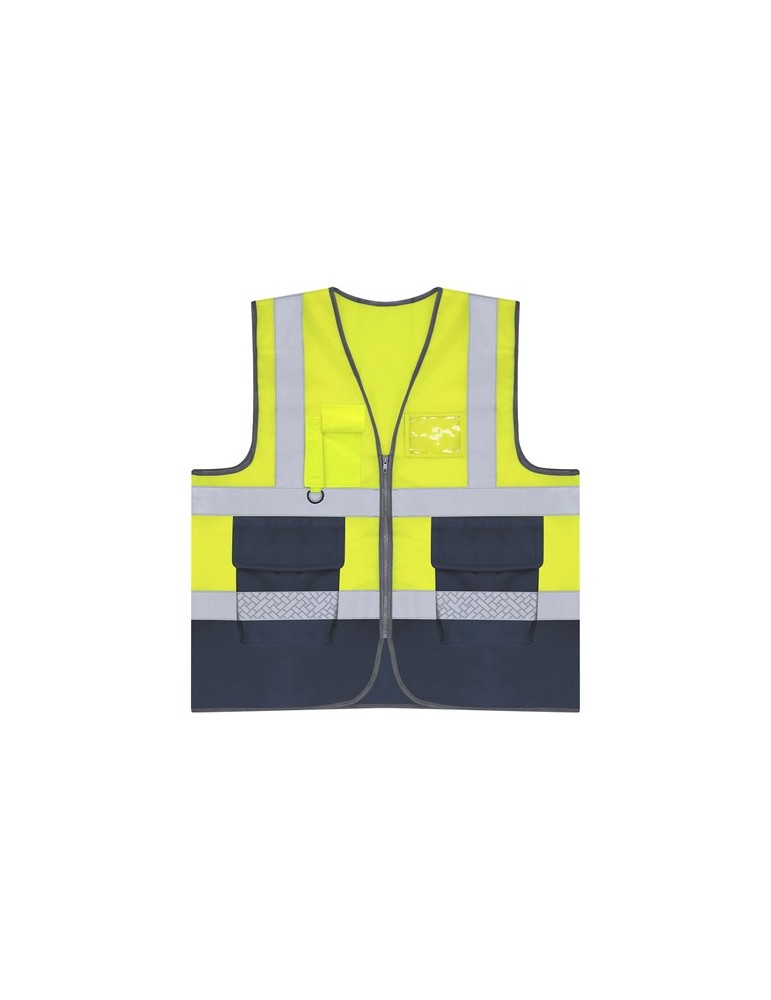 Gilet Réfléchissant Ledger Matières : polyester Taille textile : XL/XXL Couleurs : jaune