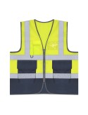 Gilet Réfléchissant Ledger Matières : polyester Taille textile : XL/XXL Couleurs : jaune