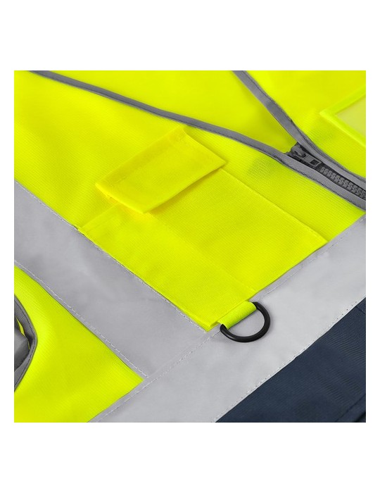 Gilet Réfléchissant Ledger Matières : polyester Taille textile : XL/XXL Couleurs : jaune marquage laser ultra précis