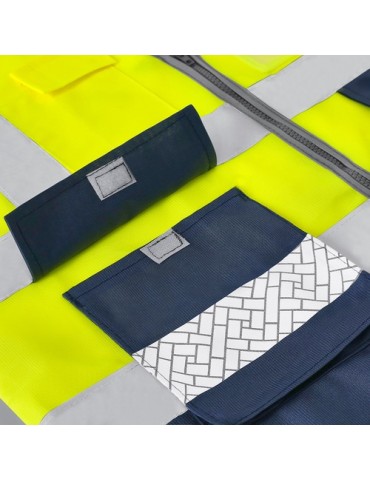 Gilet Réfléchissant Ledger Matières : polyester Taille textile : XL/XXL Couleurs : jaune livraison express 24h 48h