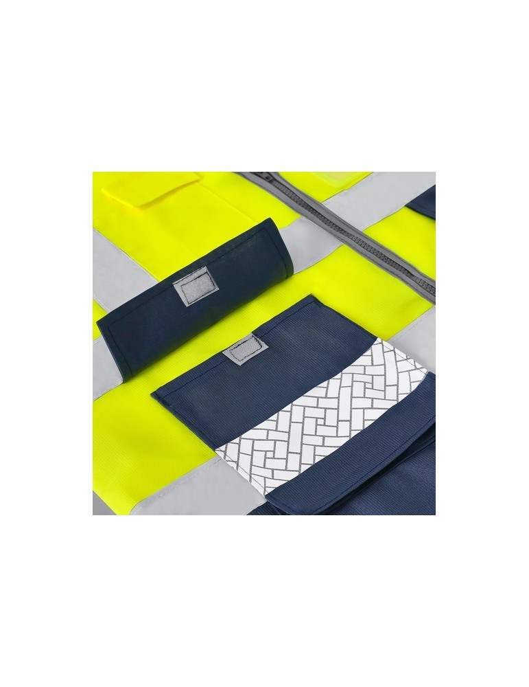 Gilet Réfléchissant Ledger Matières : polyester Taille textile : XL/XXL Couleurs : jaune livraison express 24h 48h