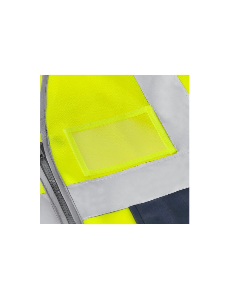 Gilet Réfléchissant Ledger Matières : polyester Taille textile : XL/XXL Couleurs : jaune cadeau collaborateur premium