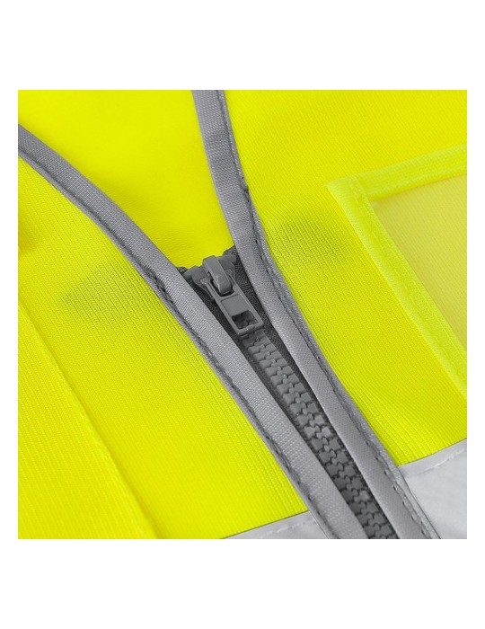 Gilet Réfléchissant Ledger Matières : polyester Taille textile : XL/XXL Couleurs : jaune accessoire événementiel unique