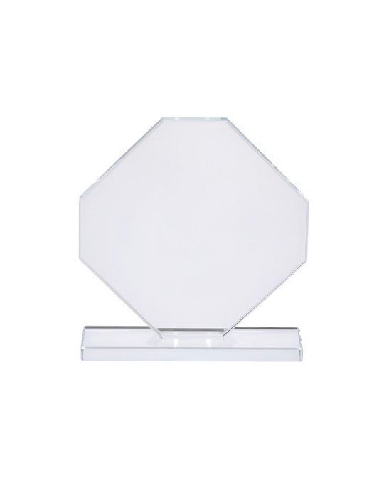 Plaque Xinobar Matières : verre Couleurs : transparent personnalisable avec votre logo