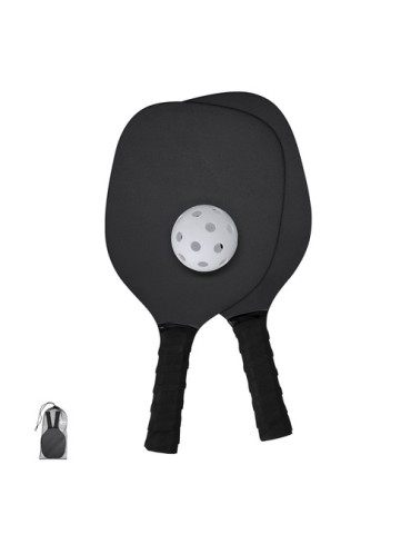 Raquette Pickle Ball Wenop Matières : bois Couleurs : noir