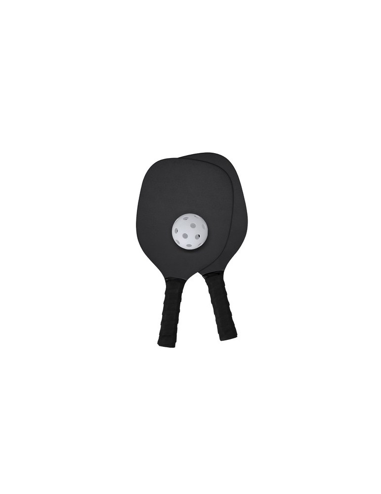 Raquette Pickle Ball Wenop Matières : bois Couleurs : noir personnalisable avec votre logo