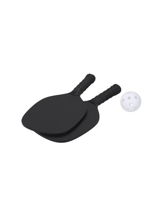 Raquette Pickle Ball Wenop Matières : bois Couleurs : noir cadeau entreprise pas cher