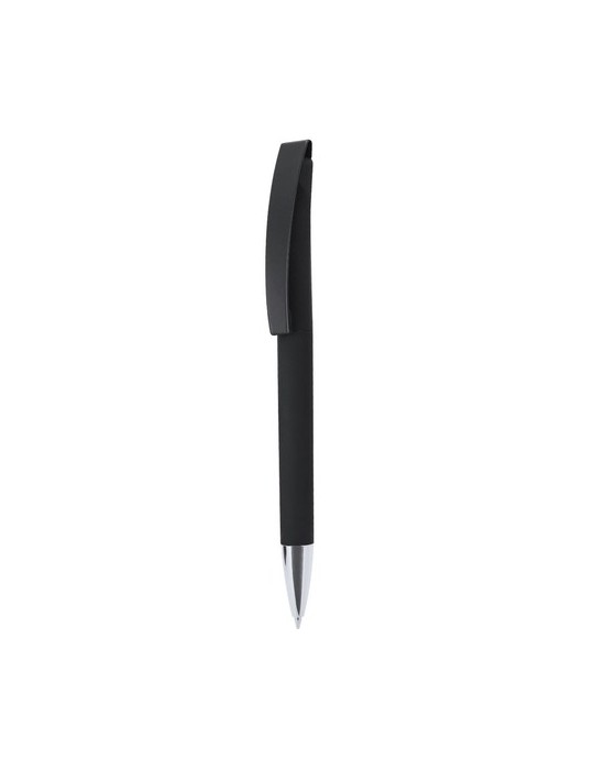 Stylo Chik Matières : caoutchouc Couleurs : noir impression haute définition