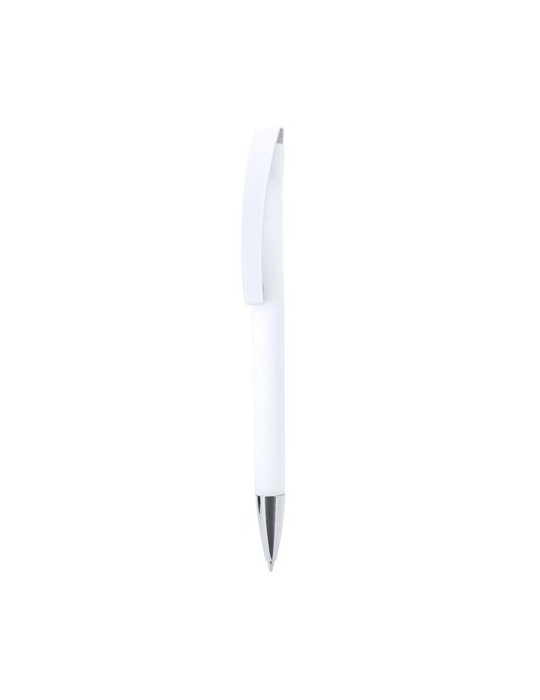 Stylo Chik Matières : caoutchouc Couleurs : blanc cadeau entreprise pas cher