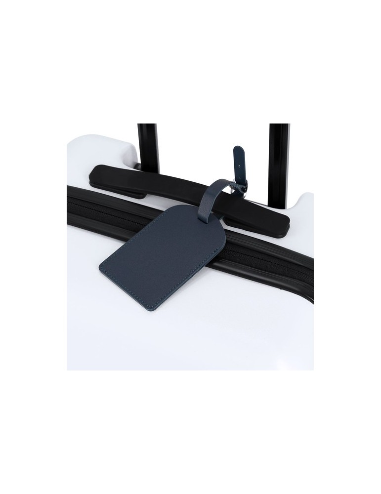 Identificateur Valise Mathiax Couleurs : blanc Matières : PU recyclé objet promo petit budget