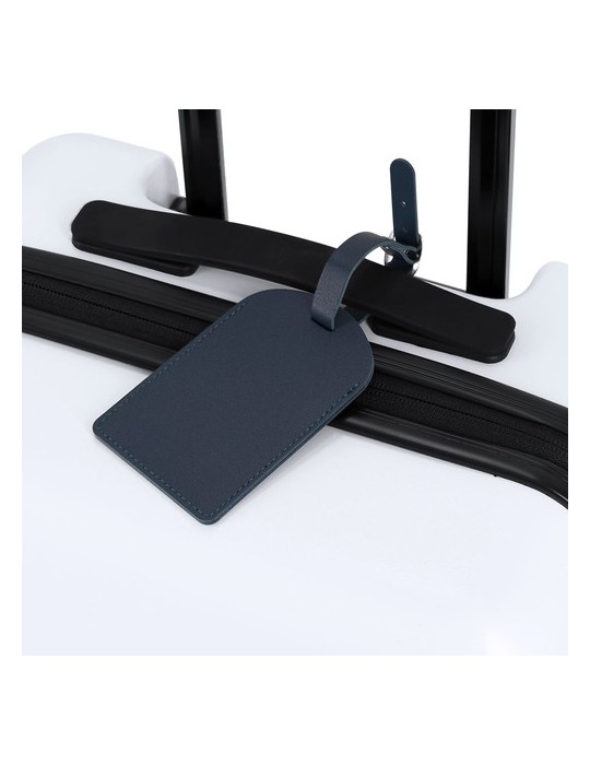 Identificateur Valise Mathiax Couleurs : blanc Matières : PU recyclé objet promo petit budget