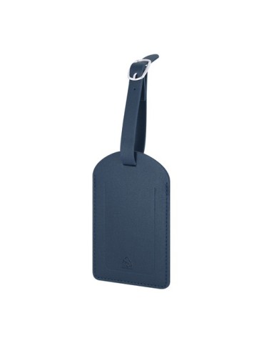 Identificateur Valise Mathiax Couleurs : bleu marine Matières : PU recyclé personnalisable avec votre logo