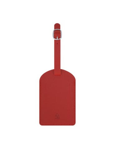 Identificateur Valise Mathiax Couleurs : rouge Matières : PU recyclé cadeau entreprise pas cher