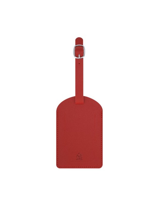 Identificateur Valise Mathiax Couleurs : rouge Matières : PU recyclé cadeau entreprise pas cher
