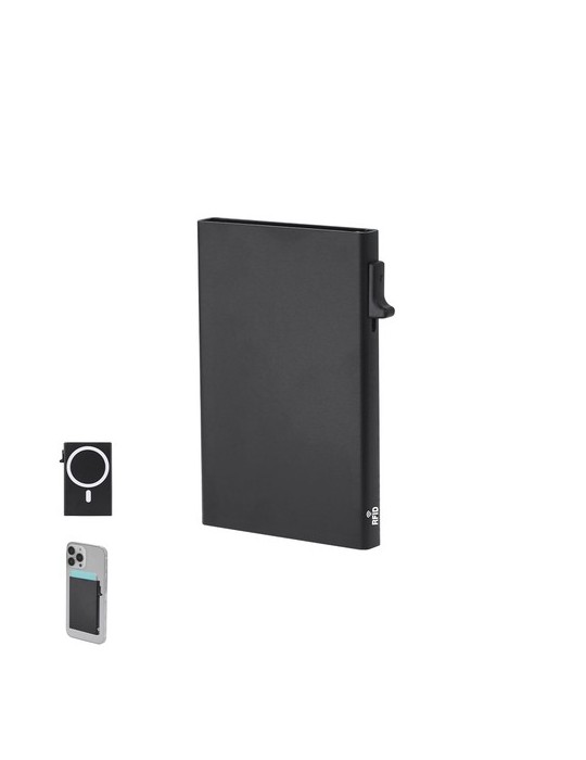 Porte-Cartes Alfek Matières : aluminium Couleurs : noir
