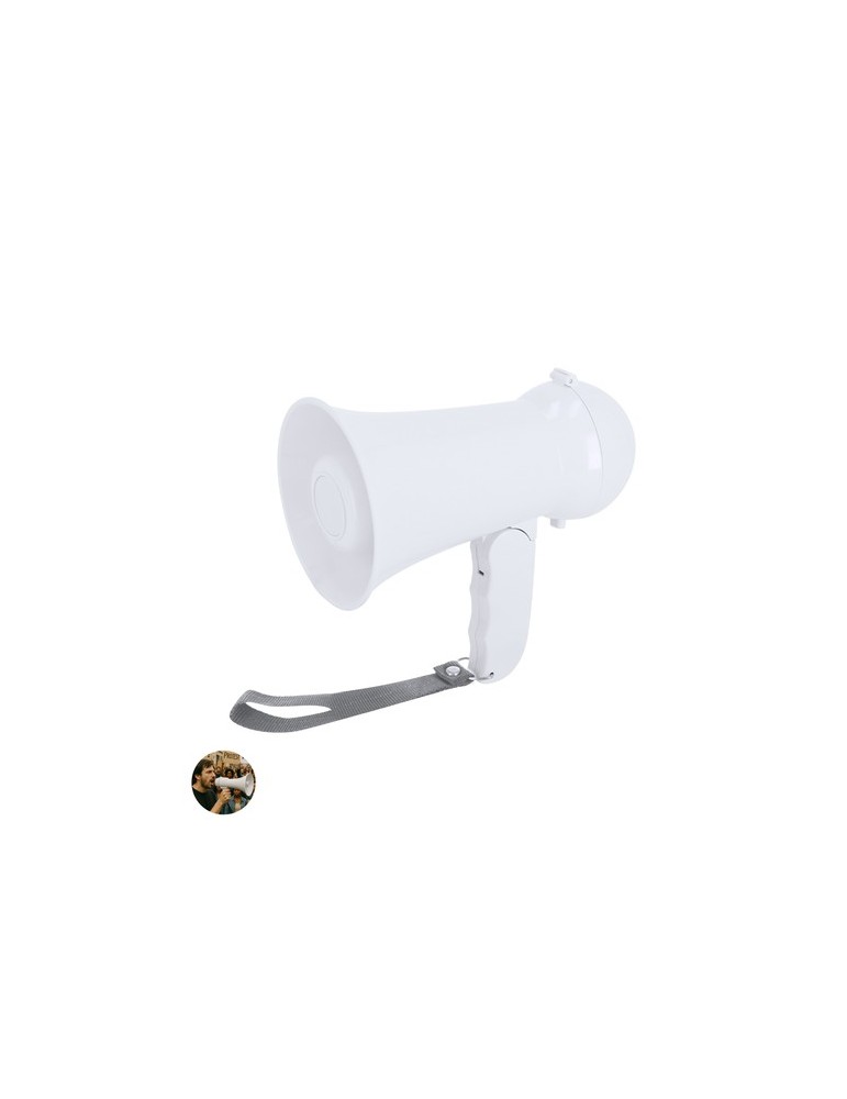Megaphone Noloen Couleurs : blanc