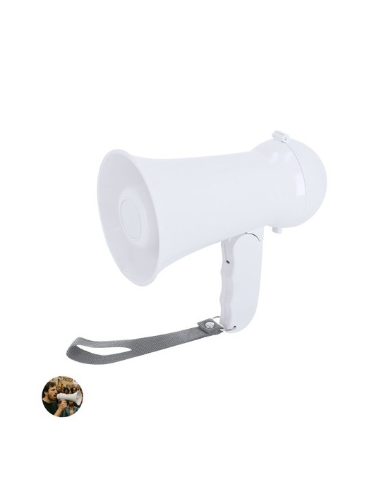 Megaphone Noloen Couleurs : blanc