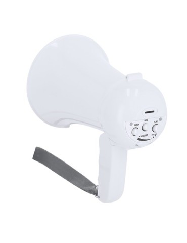 Megaphone Noloen Couleurs : blanc cadeau entreprise pas cher