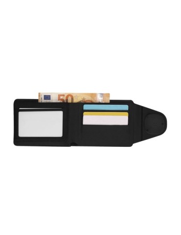 Porte-Cartes Portefeuille Traqueur Nairobix Matières : PU Couleurs : noir impression haute définition