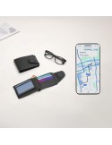 Porte-Cartes Portefeuille Traqueur Nairobix Matières : PU Couleurs : noir livraison express 24h 48h