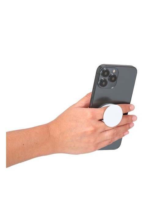 Support Alecop Matières : ABS recyclé Couleurs : noir impression logo haute qualité