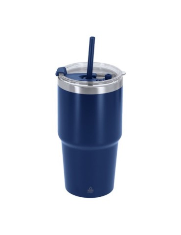 Verre Thermique Vinson Couleurs : bleu marine Matières : acier inoxydable recyclé cadeau entreprise pas cher