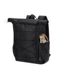 Sac à Dos Zanjur Matières : PET recyclé Couleurs : noir cadeau entreprise pas cher