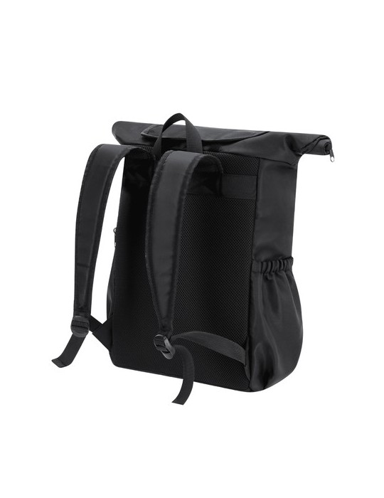 Sac à Dos Zanjur Matières : PET recyclé Couleurs : noir goodies publicitaire événementiel