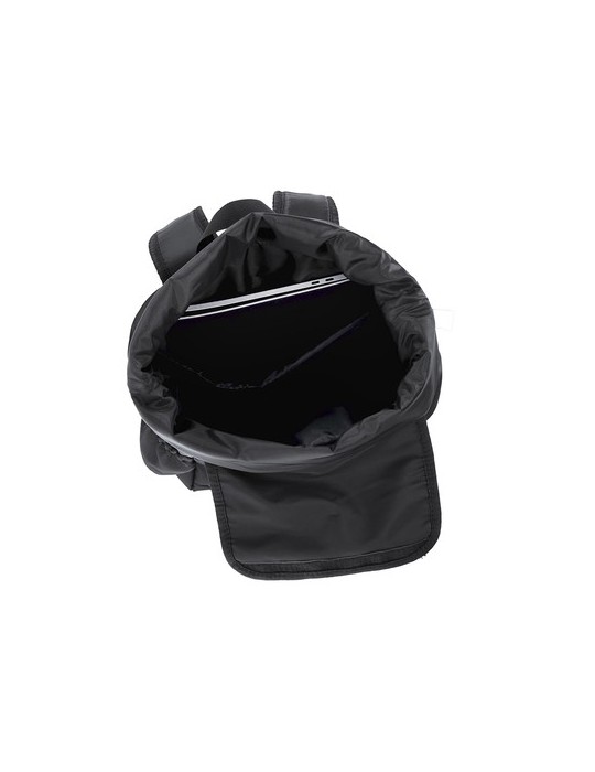 Sac à Dos Zanjur Matières : PET recyclé Couleurs : noir marquage laser ultra précis