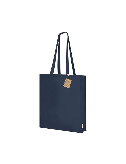Sac Noban Matières : coton organique Couleurs : bleu marine cadeau entreprise pas cher