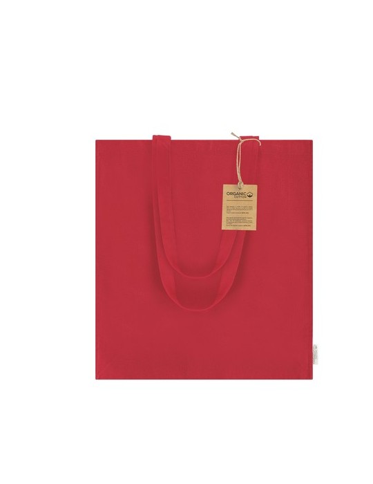 Sac Noban Matières : coton organique Couleurs : rouge objet promotionnel éco-responsable