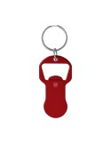 Porte-Clés Monnaie Ouvre Bouteille Belarox Matières : aluminium recyclé  Couleurs : rouge personnalisable avec votre logo