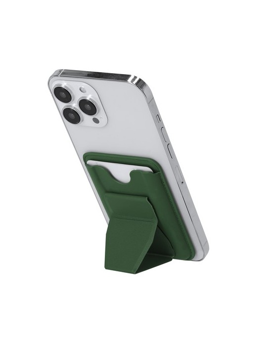 Support Porte-Cartes Stellar Couleurs : vert foncé Matières : PU recyclé cadeau entreprise pas cher