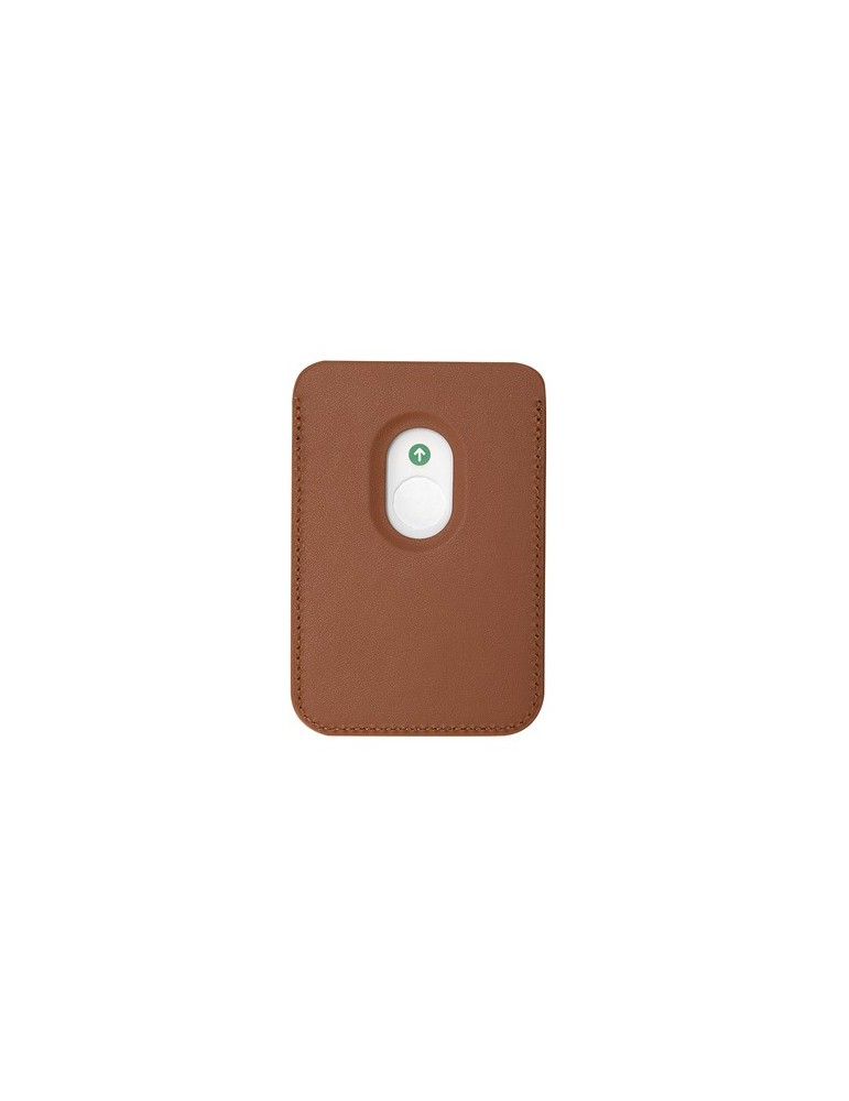Support Porte-Cartes Stellar Couleurs : marron Matières : PU recyclé impression logo haute qualité