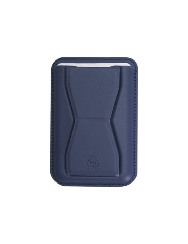 Support Porte-Cartes Stellar Couleurs : bleu marine Matières : PU recyclé cadeau entreprise pas cher