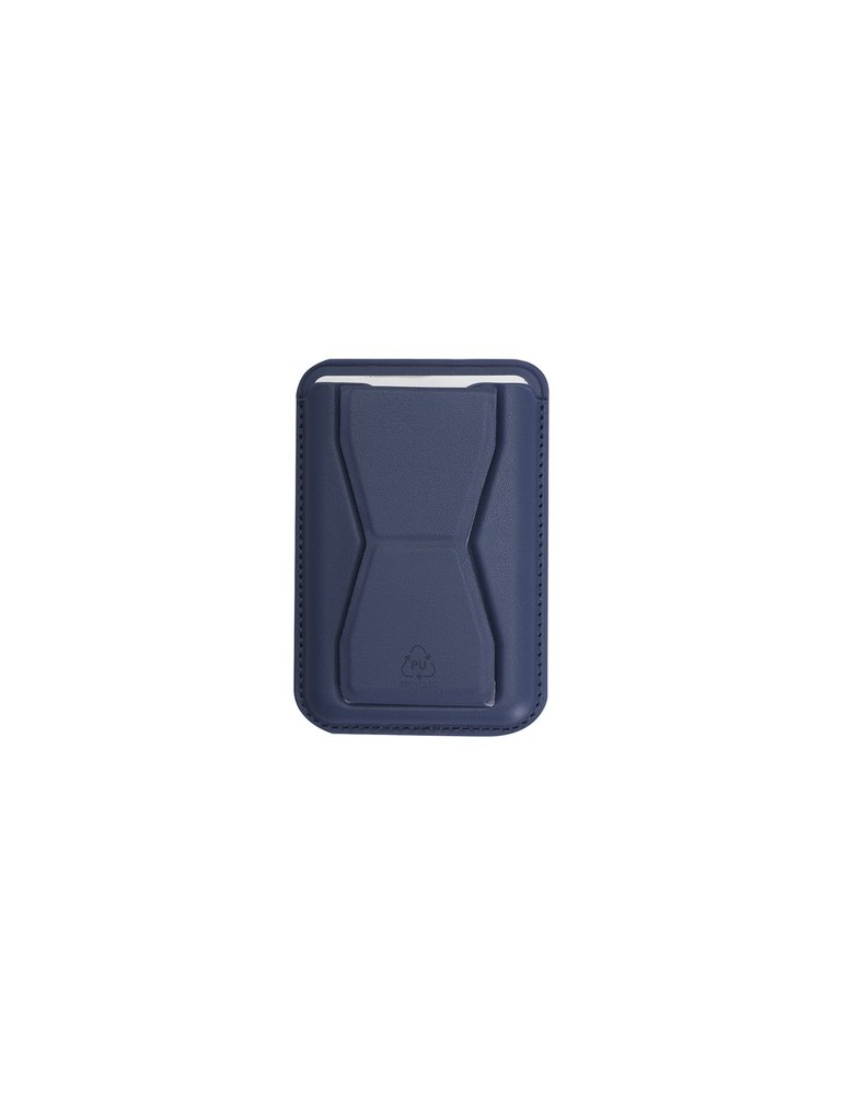 Support Porte-Cartes Stellar Couleurs : bleu marine Matières : PU recyclé cadeau entreprise pas cher