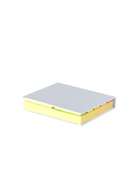 Bloc Notes Quepro Matières : carton recyclé Couleurs : blanc goodies publicitaire événementiel