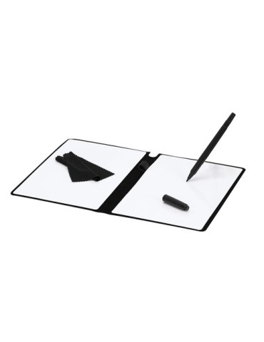 Bloc Notes Ardoise Komar Matières : PU Couleurs : noir goodies publicitaire événementiel