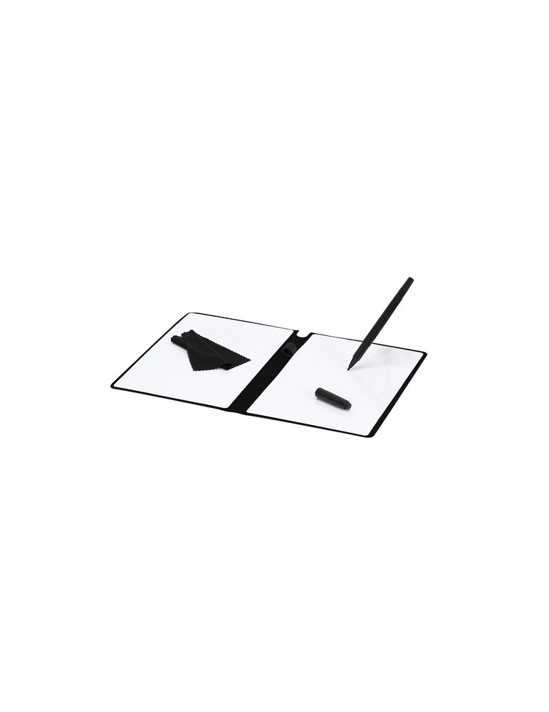 Bloc Notes Ardoise Komar Matières : PU Couleurs : noir goodies publicitaire événementiel