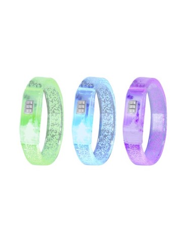 Bracelet Lumineux Gretex Couleurs : transparent goodies publicitaire événementiel