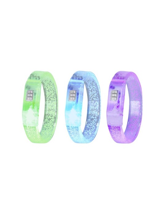 Bracelet Lumineux Gretex Couleurs : transparent goodies publicitaire événementiel