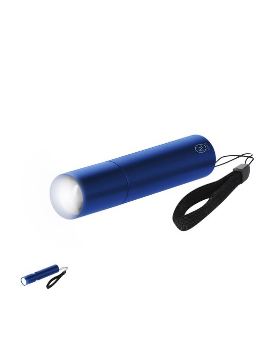 Lampe Tortol Matières : aluminium recyclé  Couleurs : bleu marquage laser ultra précis
