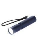 Lampe Tortol Matières : aluminium recyclé  Couleurs : bleu marine personnalisable avec votre logo