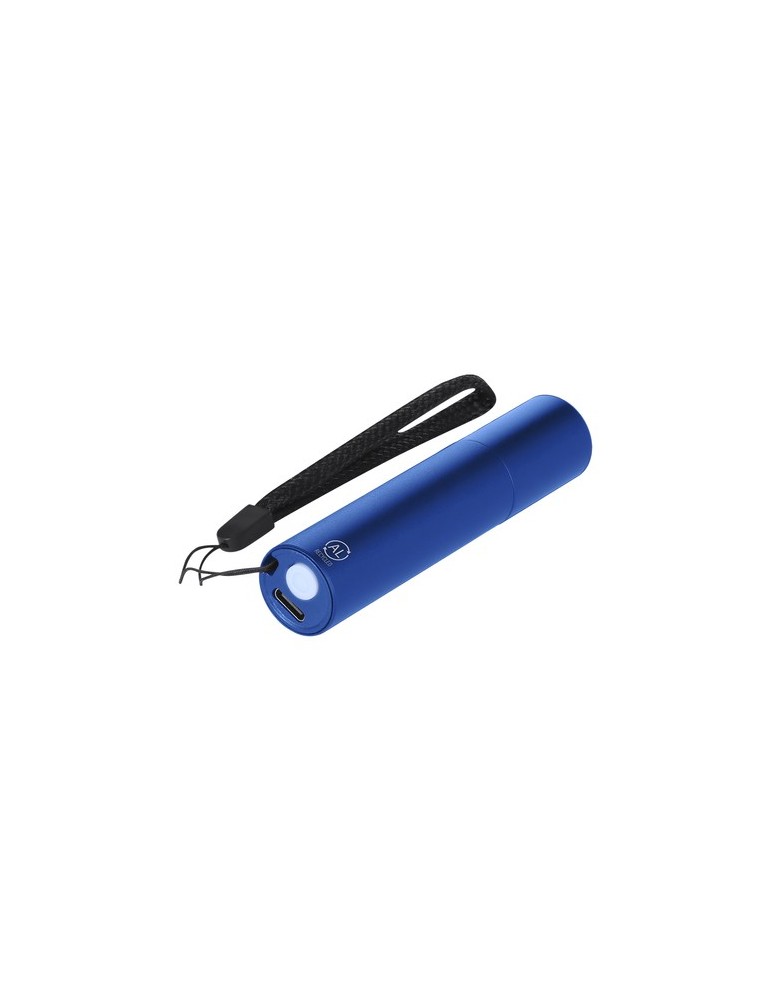 Lampe Tortol Matières : aluminium recyclé  Couleurs : bleu marine marquage couleur éclatante