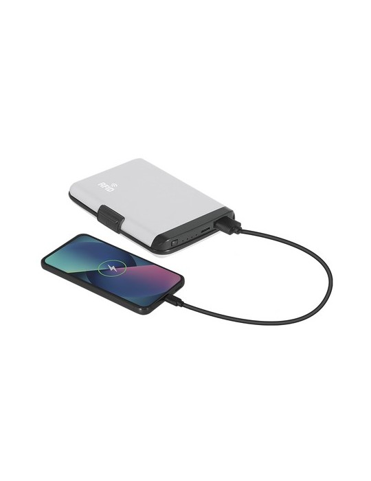 Porte-Cartes Power Bank Chefler Matières : aluminium Couleurs : argenté goodies publicitaire événementiel