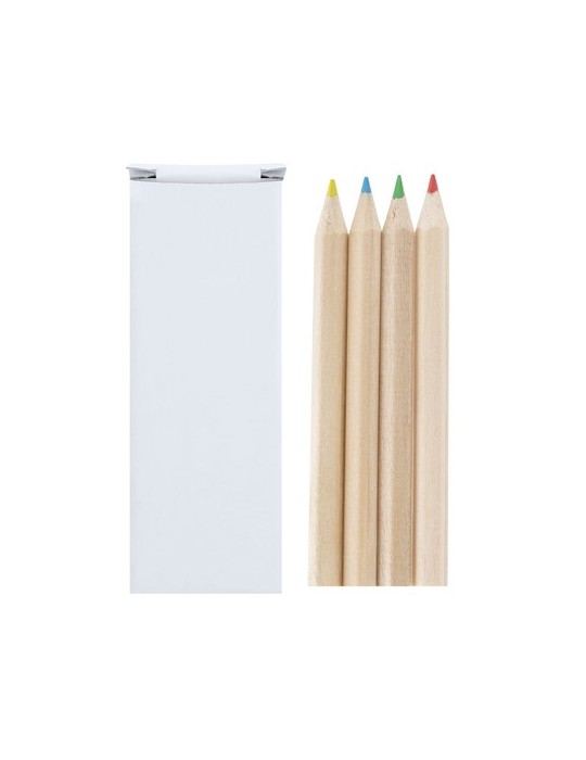 Boîte Crayons Siskin Matières : carton Couleurs : blanc personnalisable avec votre logo